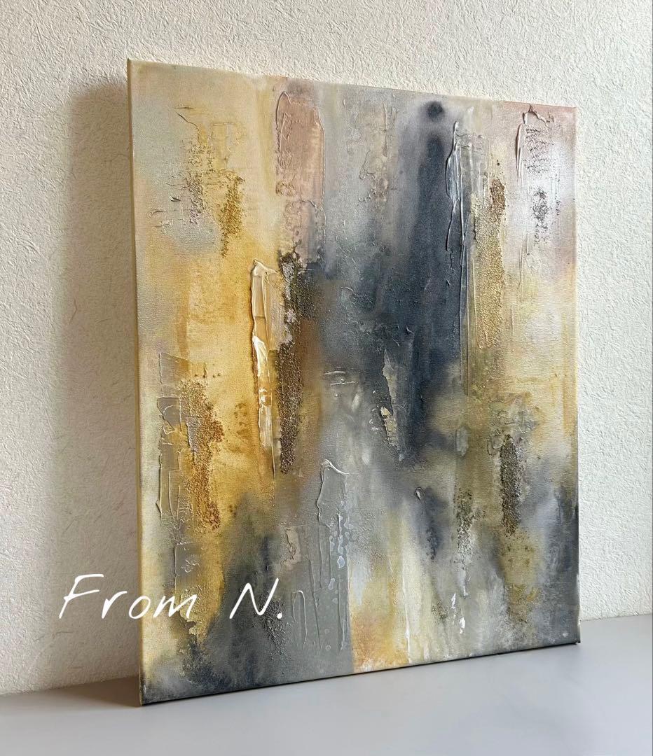 -Texture Art／50×40cm テクスチャー N.キャンバスボードe