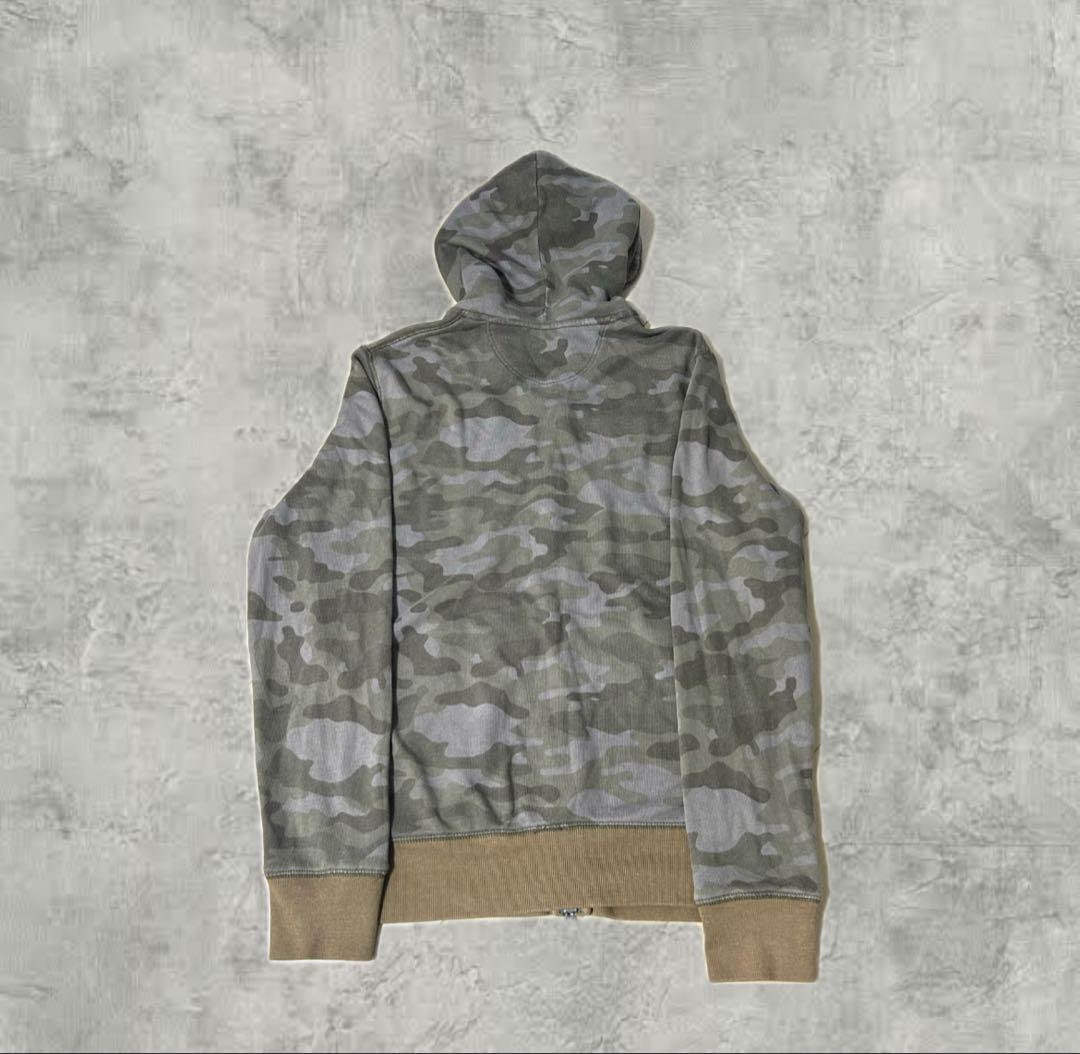 00s OLD UNIQLO ジップパーカー 迷彩 サーマルダブルジップ Y2K - メルカリ
