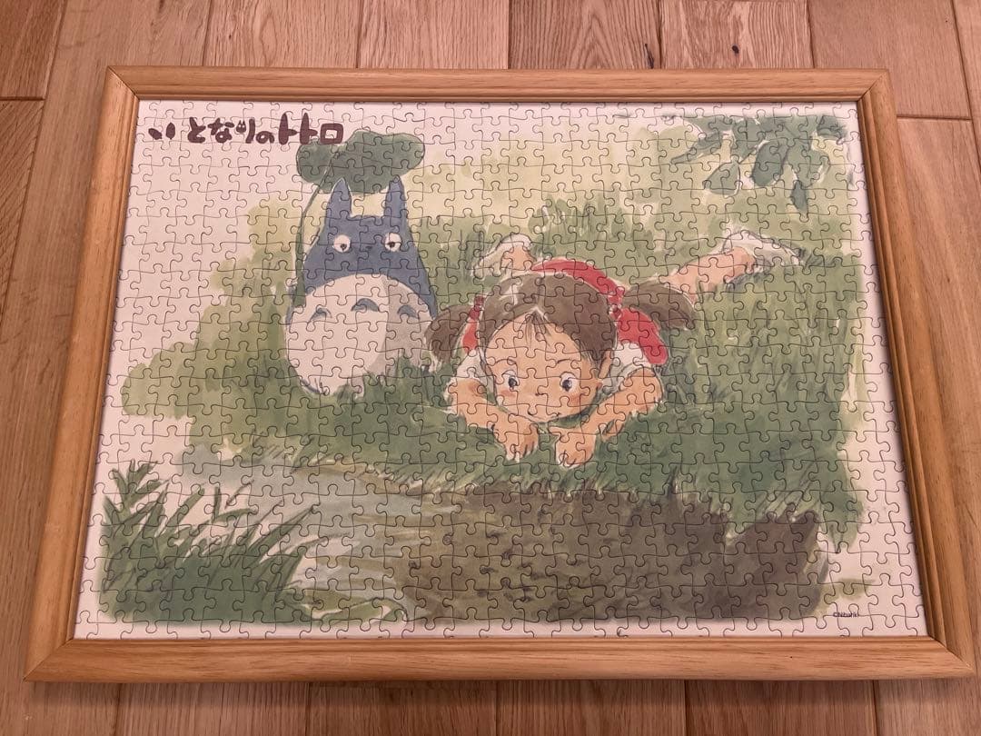 となりのトトロ ジグソーパズル 木製フレーム 完成品 500ピース - メルカリ