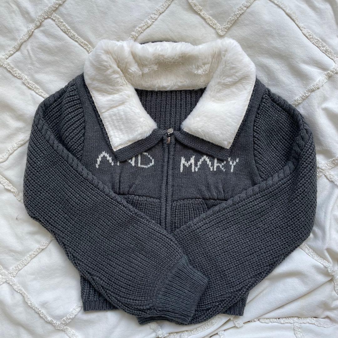Mary logo zip tops ANDMARY【即日発送】 - メルカリ