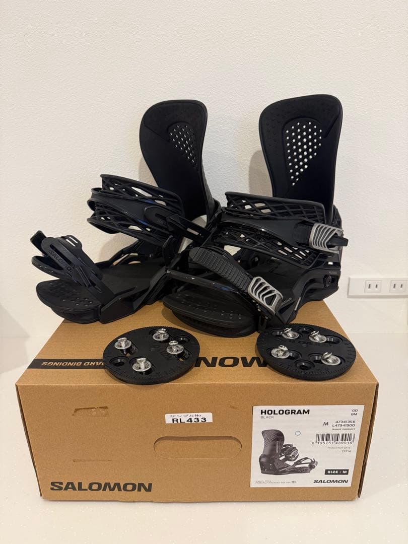 Salomon Hologram ビンディング Mサイズ ブラック23-24