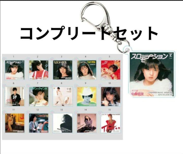 中森明菜 EXHIBITION ジャケットアクリルキーホルダー 15種類 - メルカリ