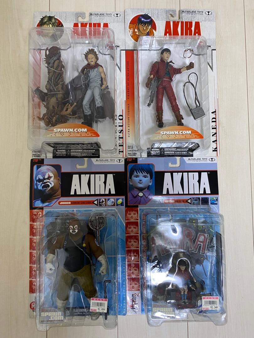 McFarlane Toys AKIRA フィギュア4体+金田のバイク