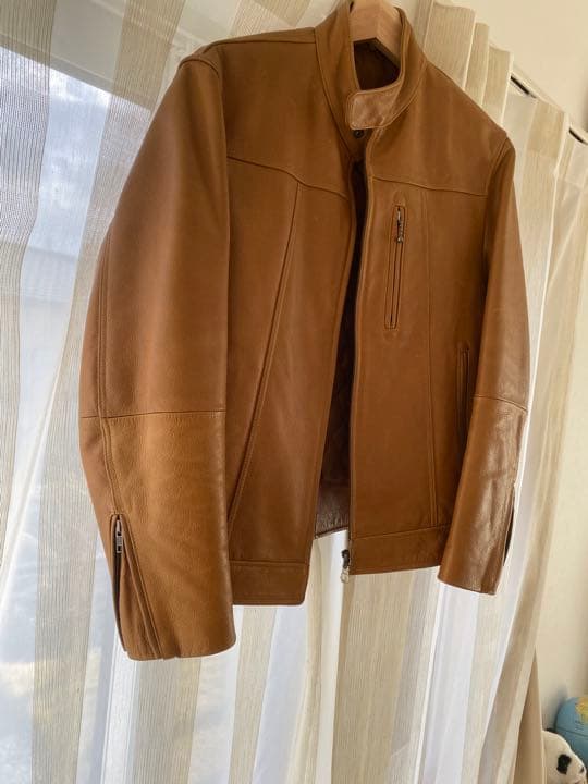 00s OLD UNIQLO 牛革 シングルライダース