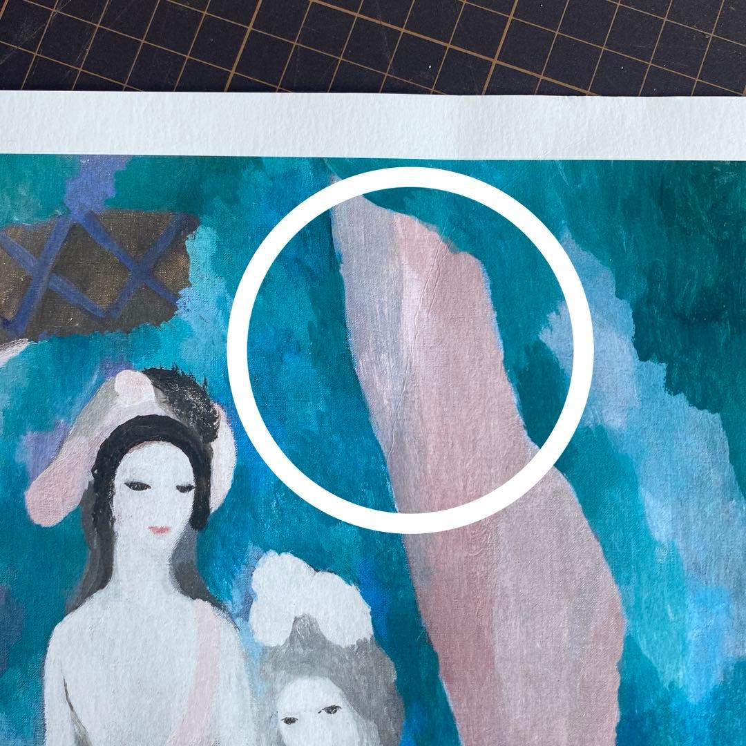 A4 額絵 マリー・ローランサン 化粧と二人の女 1923年 - メルカリ