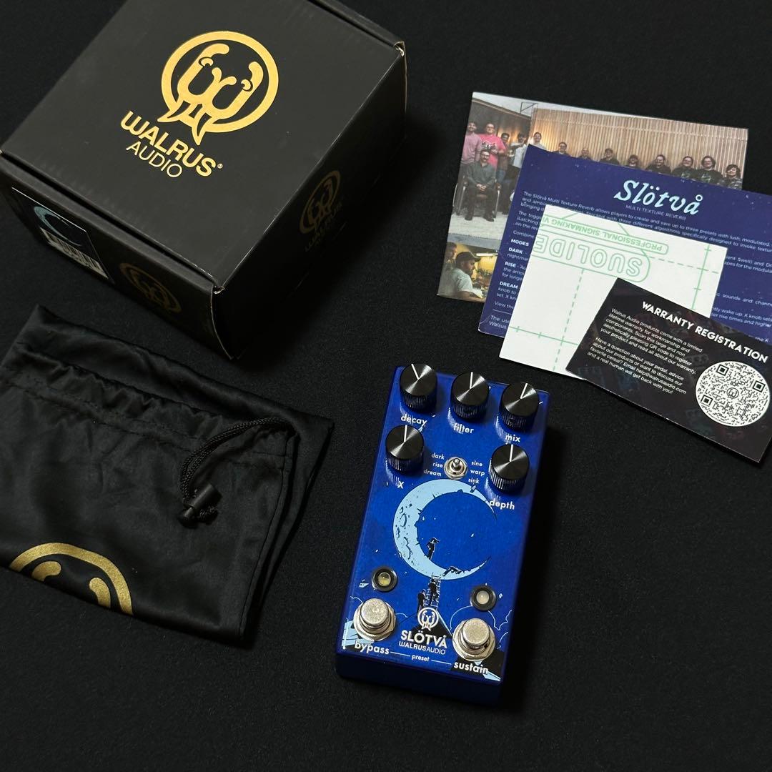 ★動作確認済★ Walrus Audio Slotva WALRUS AUDIO Slotva Multi-Texture Reverb リバーブ エフェクター