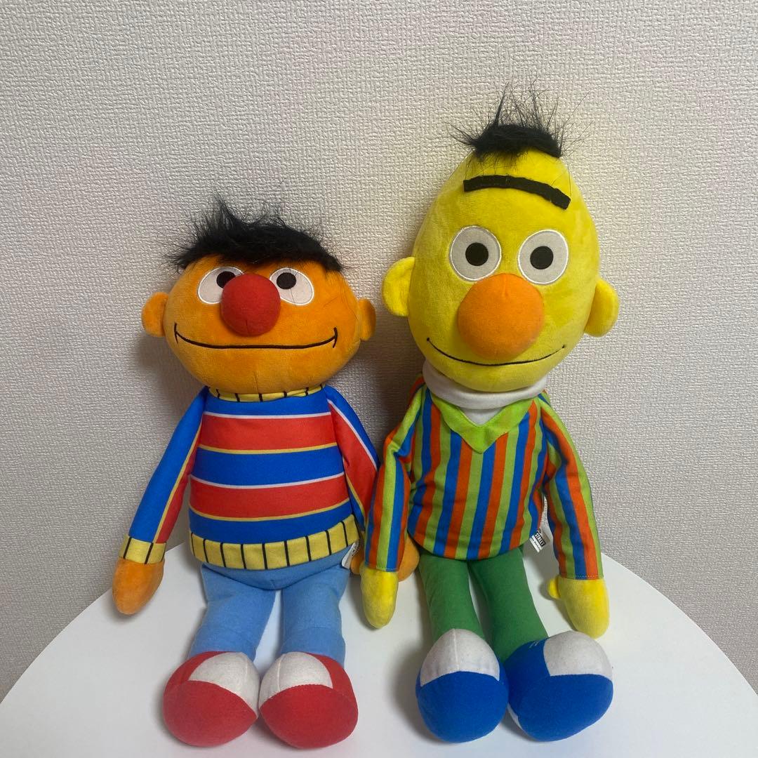セサミストリート アーニー&バート ぬいぐるみ - メルカリ