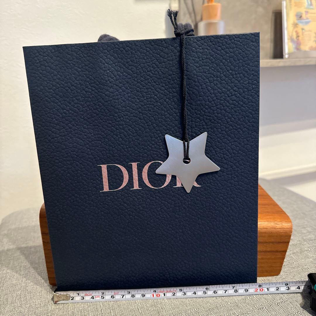非売品 DIOR ディオール 星チャーム 紙袋 スターチャーム シルバー