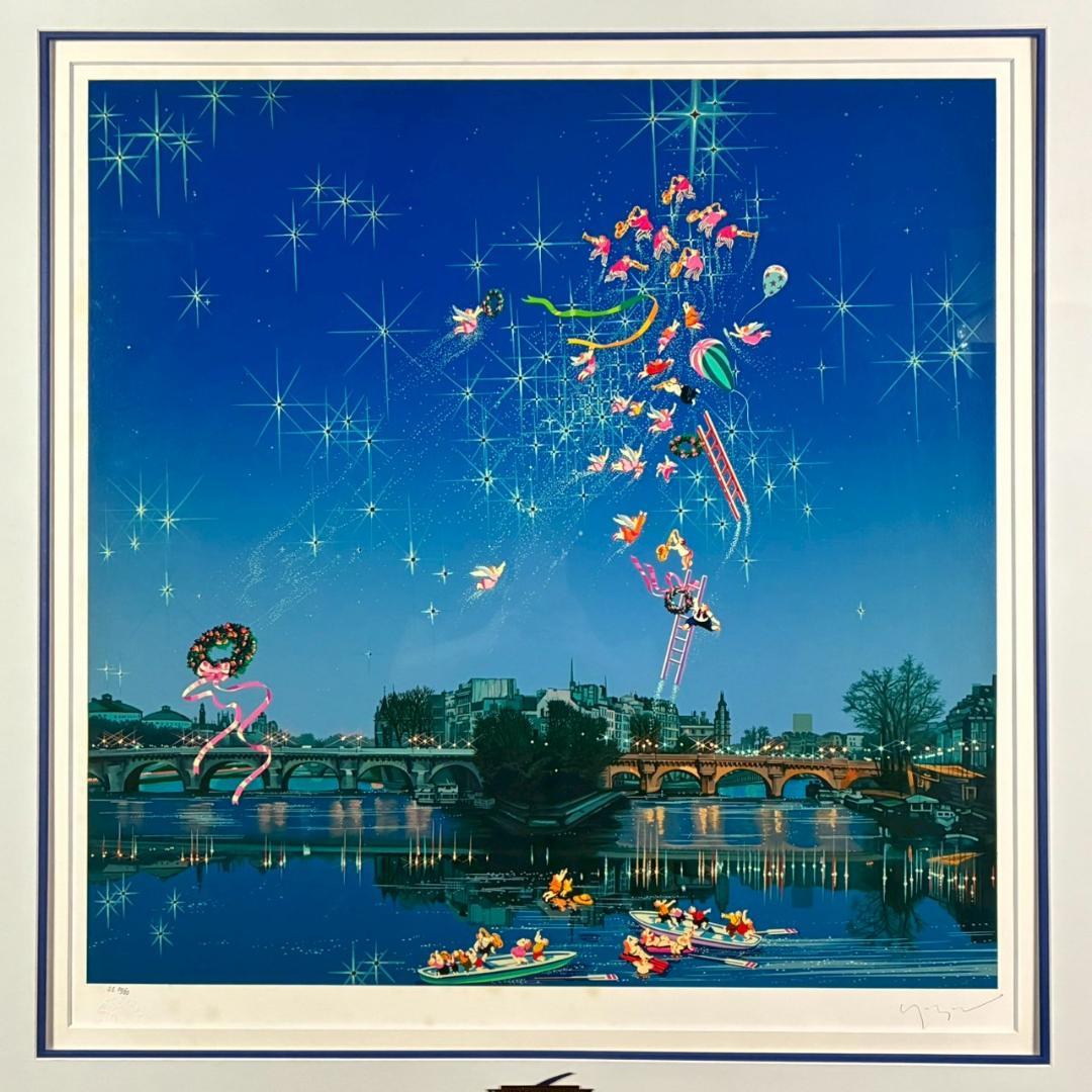 ヒロ・ヤマガタ「星影のステラ」シルクスクリーン 大作 直筆サイン入り