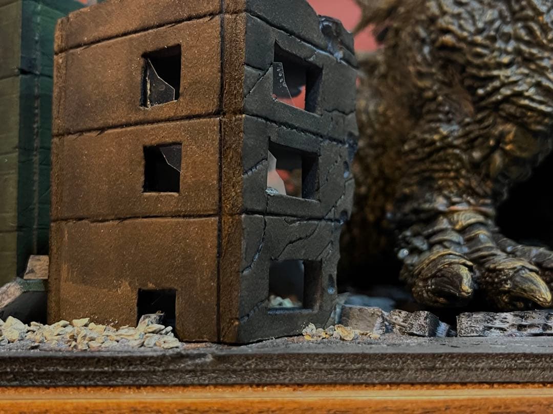 劇中再現】ゴジラ-1.0 銀座襲撃ジオラマ《改良版》一番くじA賞対応