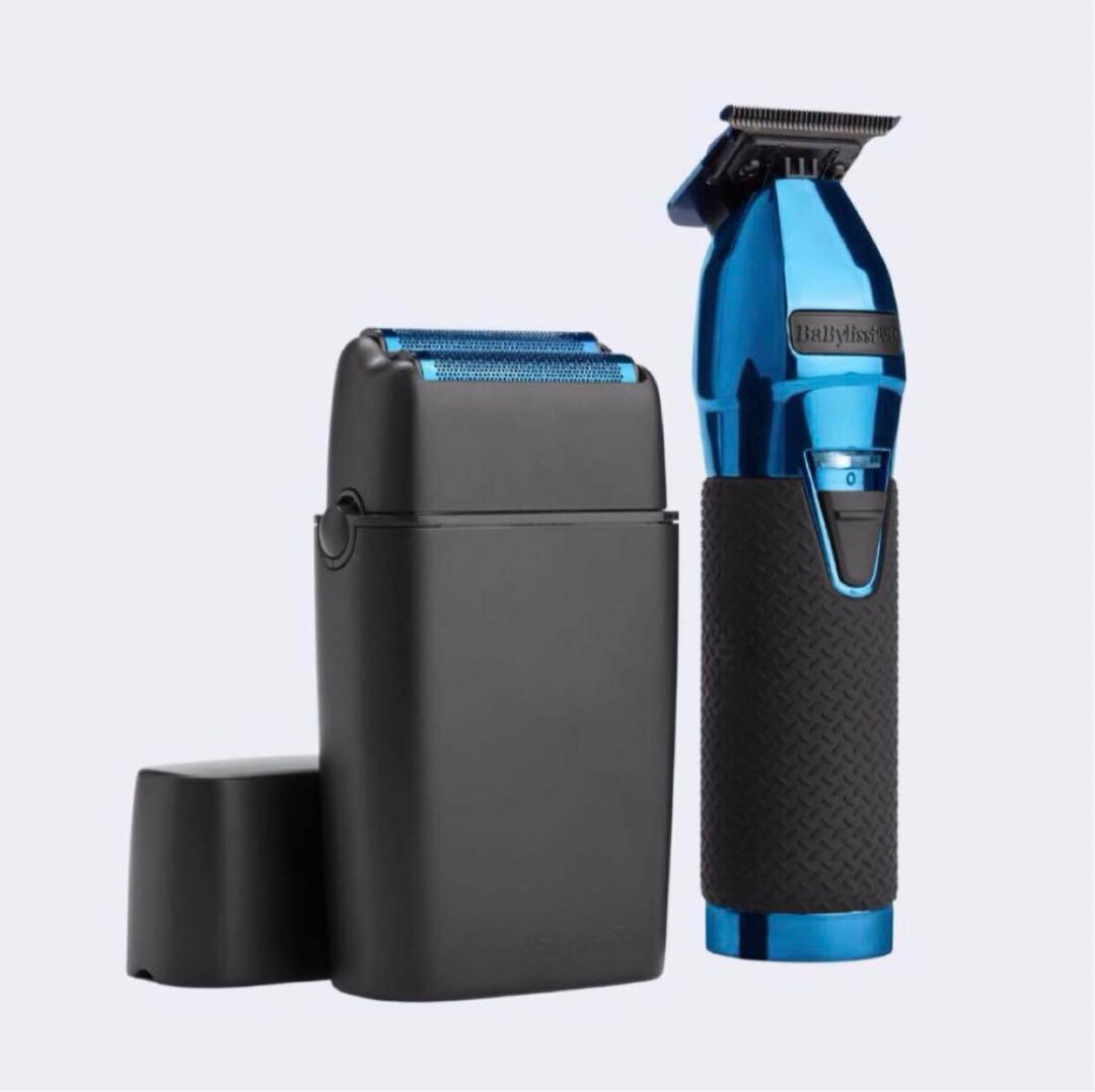 BaByliss PRO LimitedFX　Black & Blue バリカン BaBylissPRO LimitedFX Trimmer & Double-Foil Shaver Black & Blue