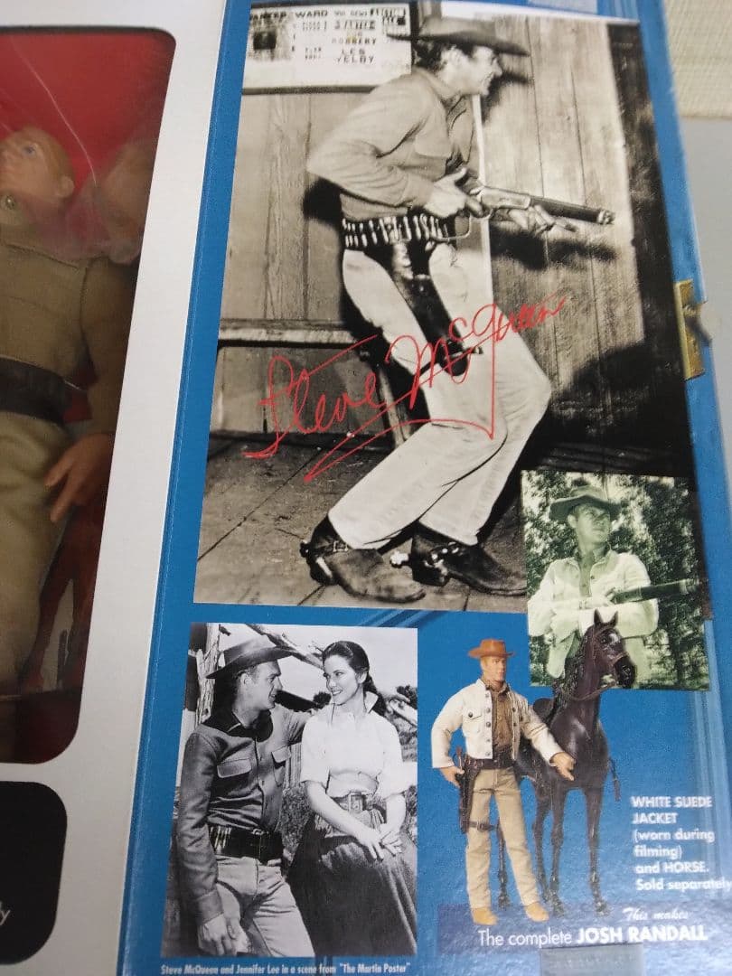 スティーヴ・マックィーン 拳銃無宿フィギュア 激レア/新品未開封/入手