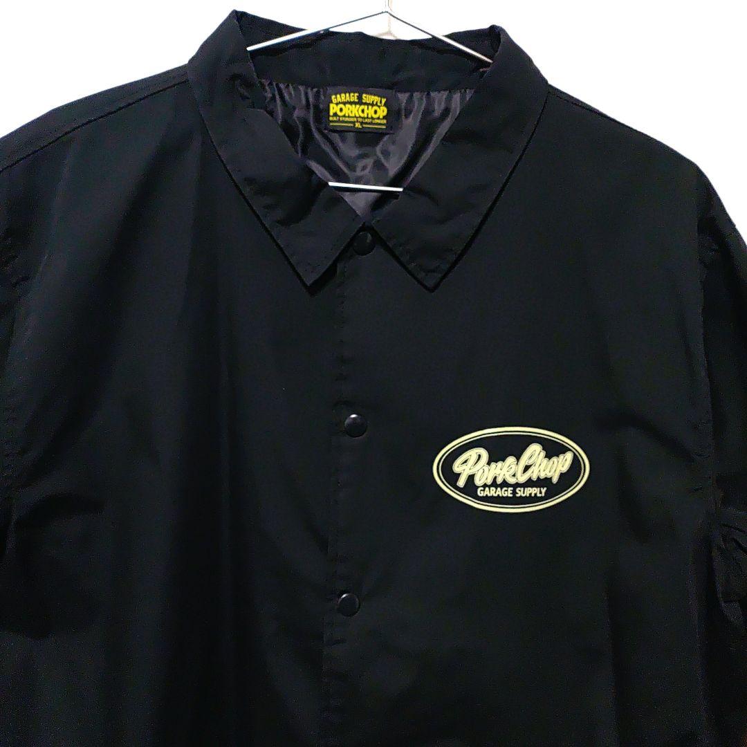 PorkChop Garage Supply ブラックナイロンジャケットXL - メルカリ
