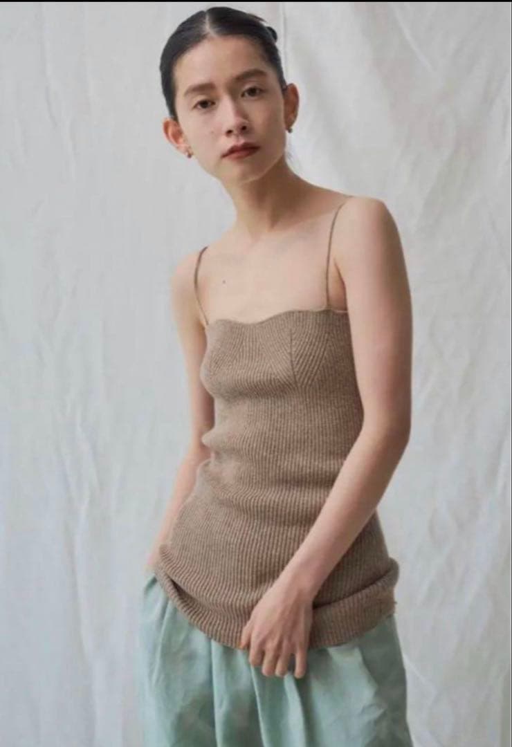 【美品】mediam ミディアム　Knit Bare Top
