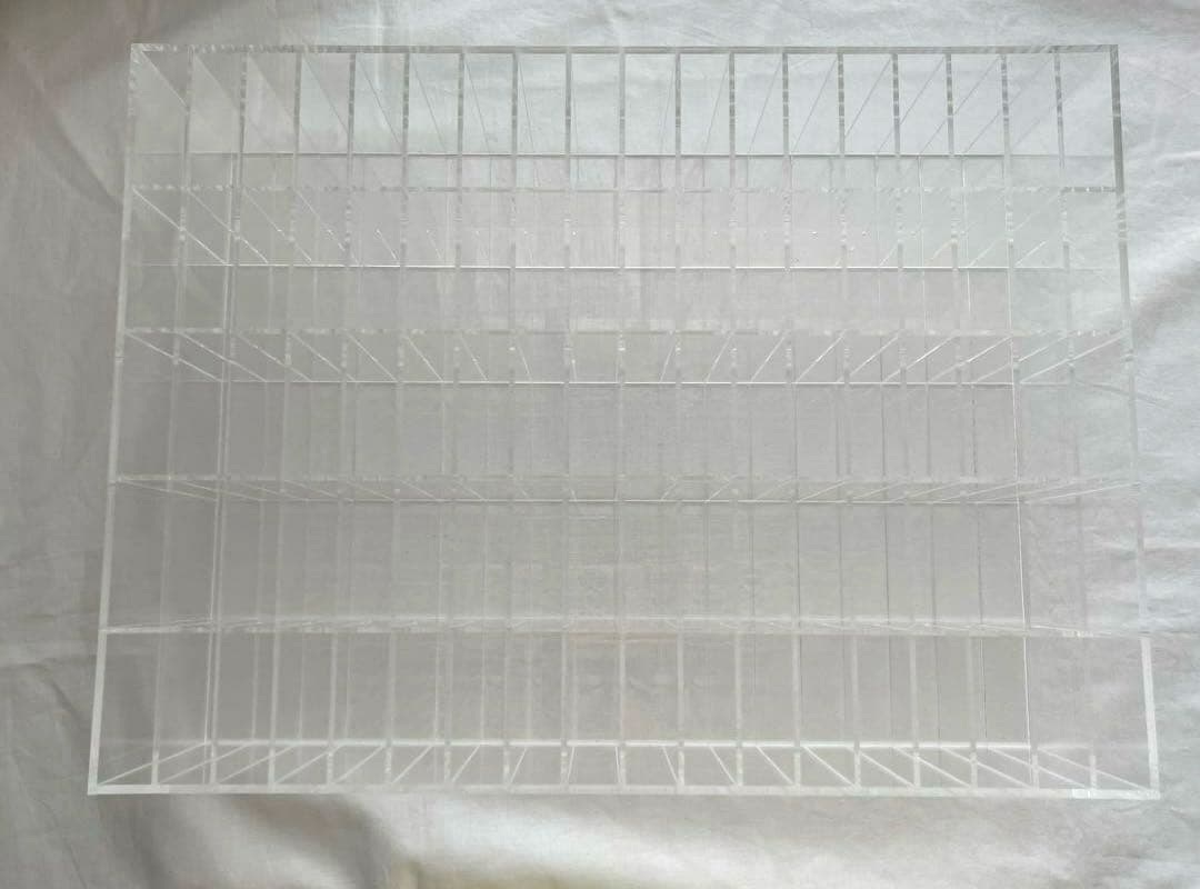 アクリル製コピック収納スタンド 90仕切 ペン ケース 什器 ペン立て