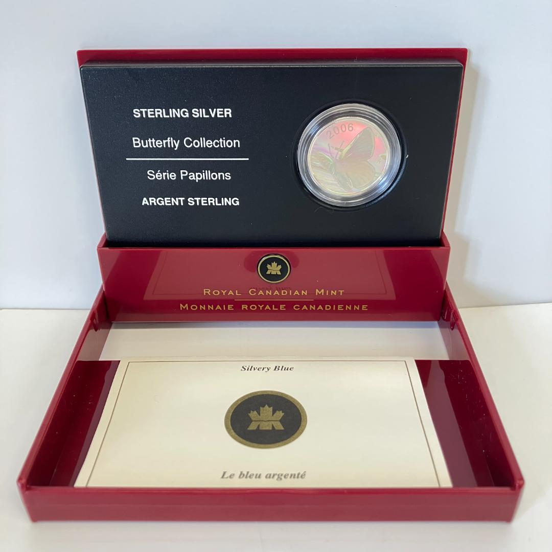 カナダ王立造幣局発行 バタフライコレクション 50セント銀貨 2006年