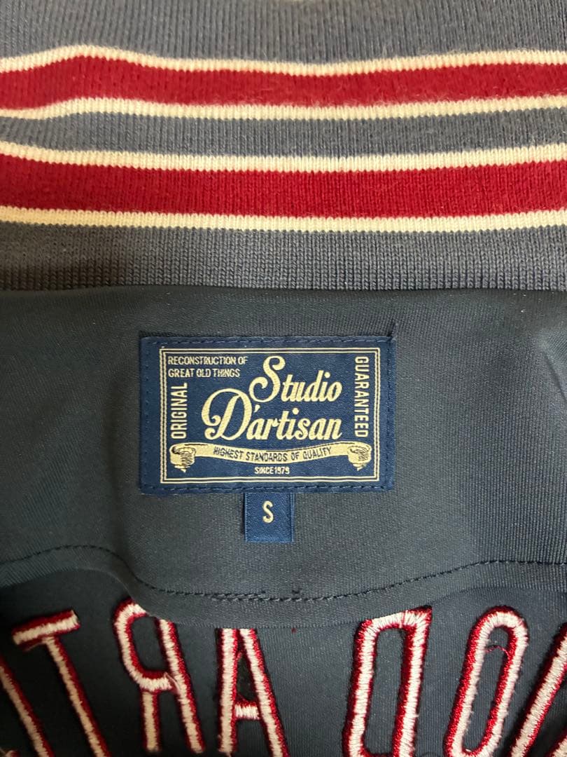 極美品】ステュディオ・ダルチザン トラックジャケット 8092 刺繍 豚 S