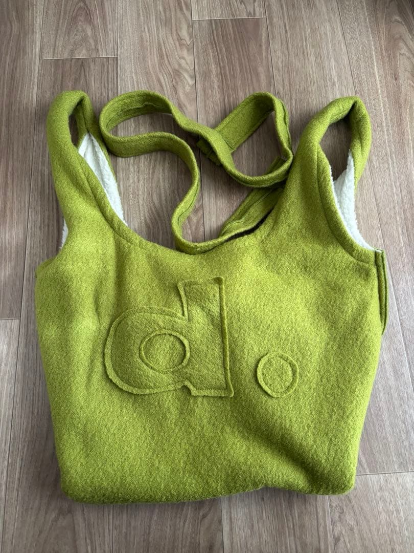 Diemm wool bag トートバッグ 黄緑 グリーン