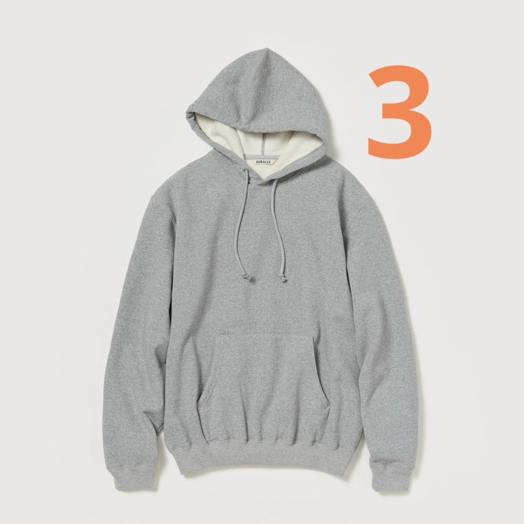 サイズ3 オーラリー　パーカー　25AW 2026年最新】auralee パーカー 3の人気アイテム - メルカリ