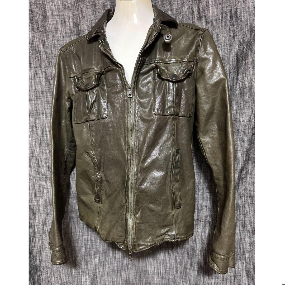 FAKTOR ハイエンドレザーブランド レザージャケット SANTACROCE - メルカリ