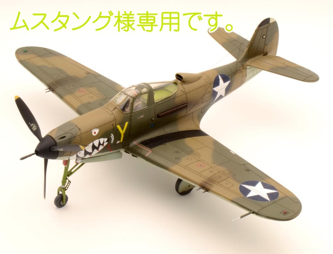 ムスタングです。1/48 P400 P51 2機セット(プラモ 完成品) P-51D ムスタング (プラモデル) - ホビーサーチ ミリタリープラモ