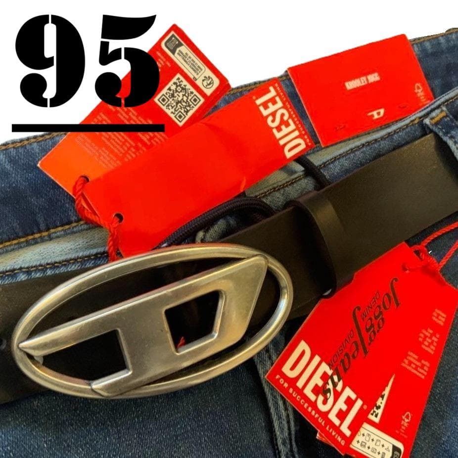 新品　DIESEL　B-1DR　X08516　95　ベルト　ユニセックス　保存袋