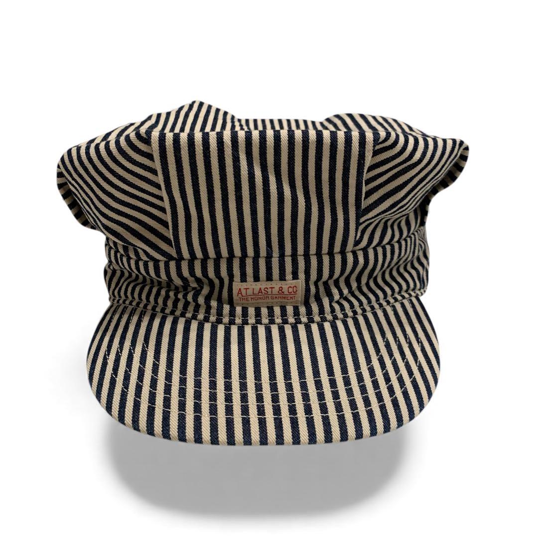 【未使用 7 5/8(XL)】アットラスト ATLAST レイルロードキャップ 2026年最新】アットラスト atlast&co キャップの人気アイテム - メルカリ