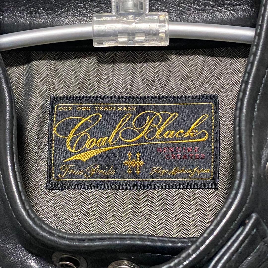 定価30・EXILE着】 コールブラック 極上イーグルレザージャケット