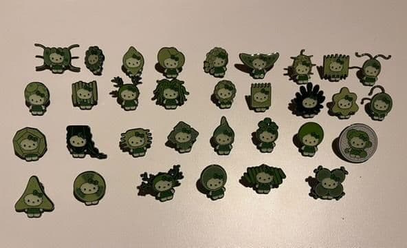 大阪 関西 万博 日本館 藻類 キティ ピンバッジ 32種 コンプリート