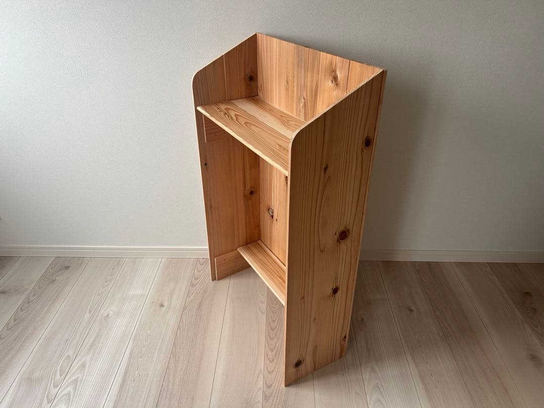 マルシェ•展示販売のレジ台に♪杉無垢材を使ったかわいいレジ