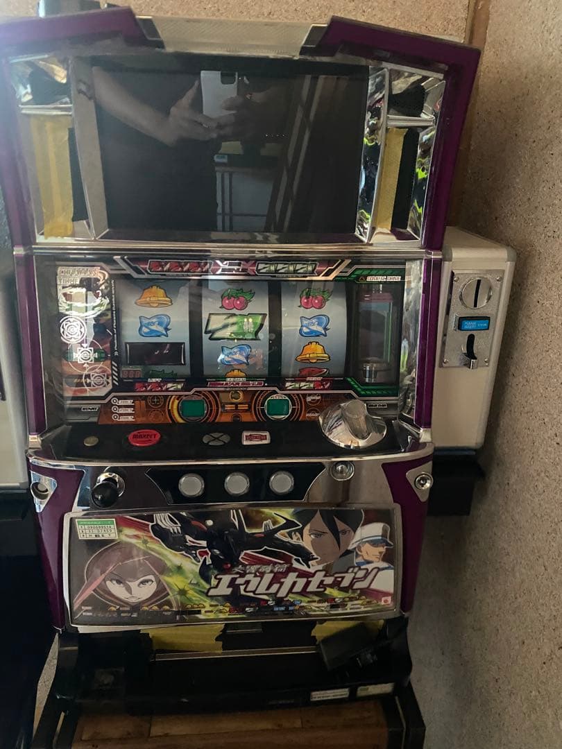 スロット　エウレカセブン　五号機実機 パチスロ 交響詩篇エウレカセブン アネモネパネル スロット実機 買取