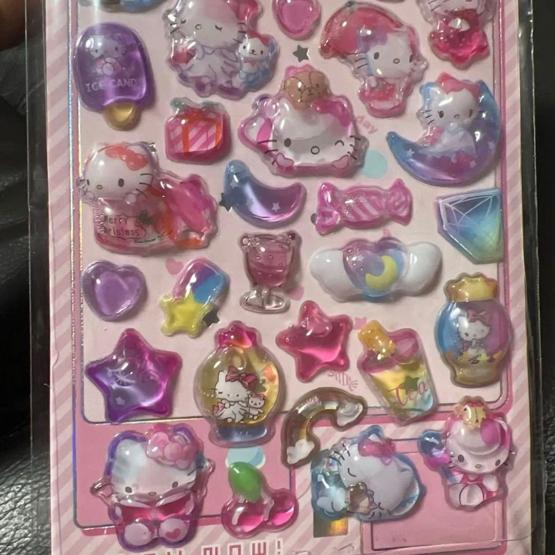 ハローキティ ボンボンドロップ シール 2シートセット - メルカリ