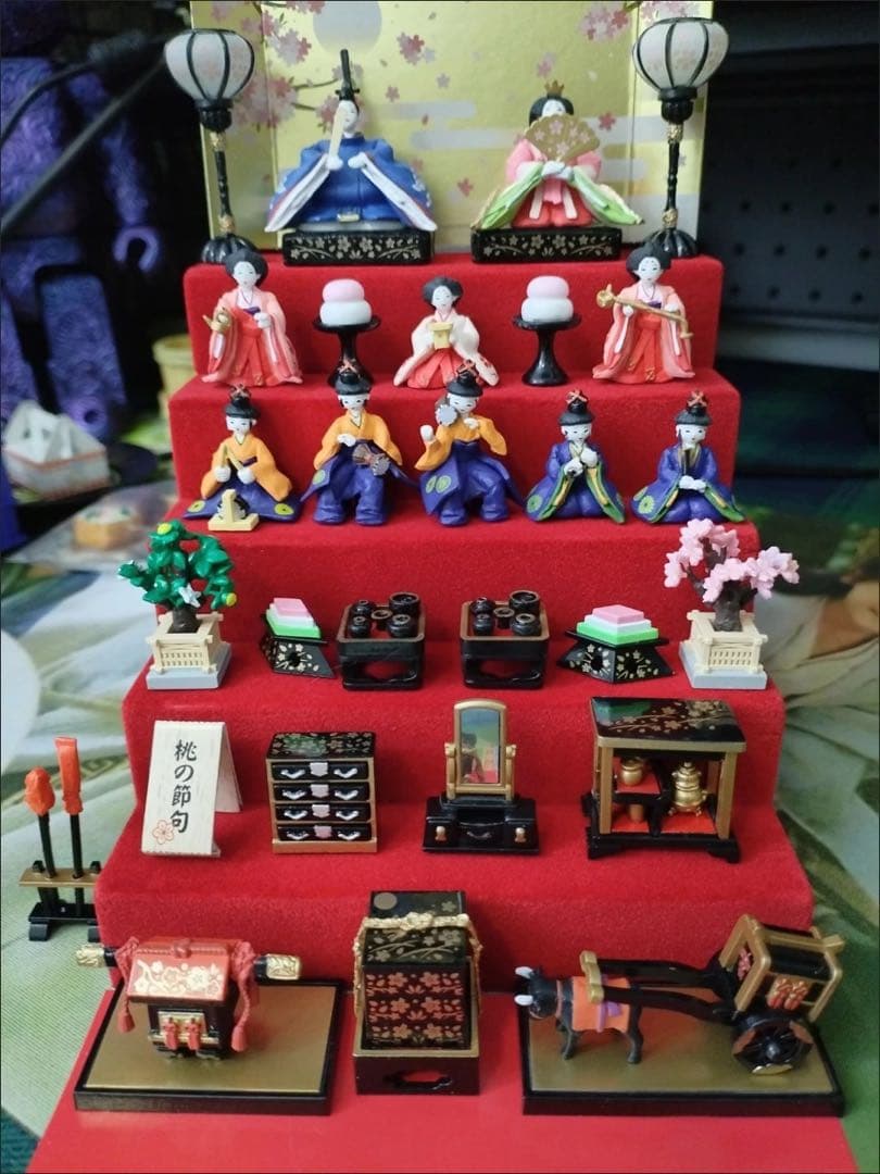 新品未開封Re-Ment ひなまつりセット今日は楽しいひな祭りミニチュア