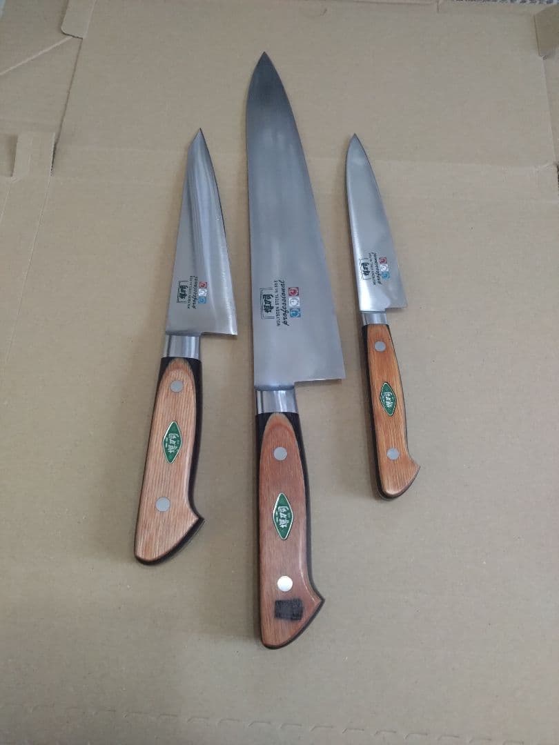 堺刀司 MXMシリーズ　三本セット 　牛刀　ガラスキ　ペティ