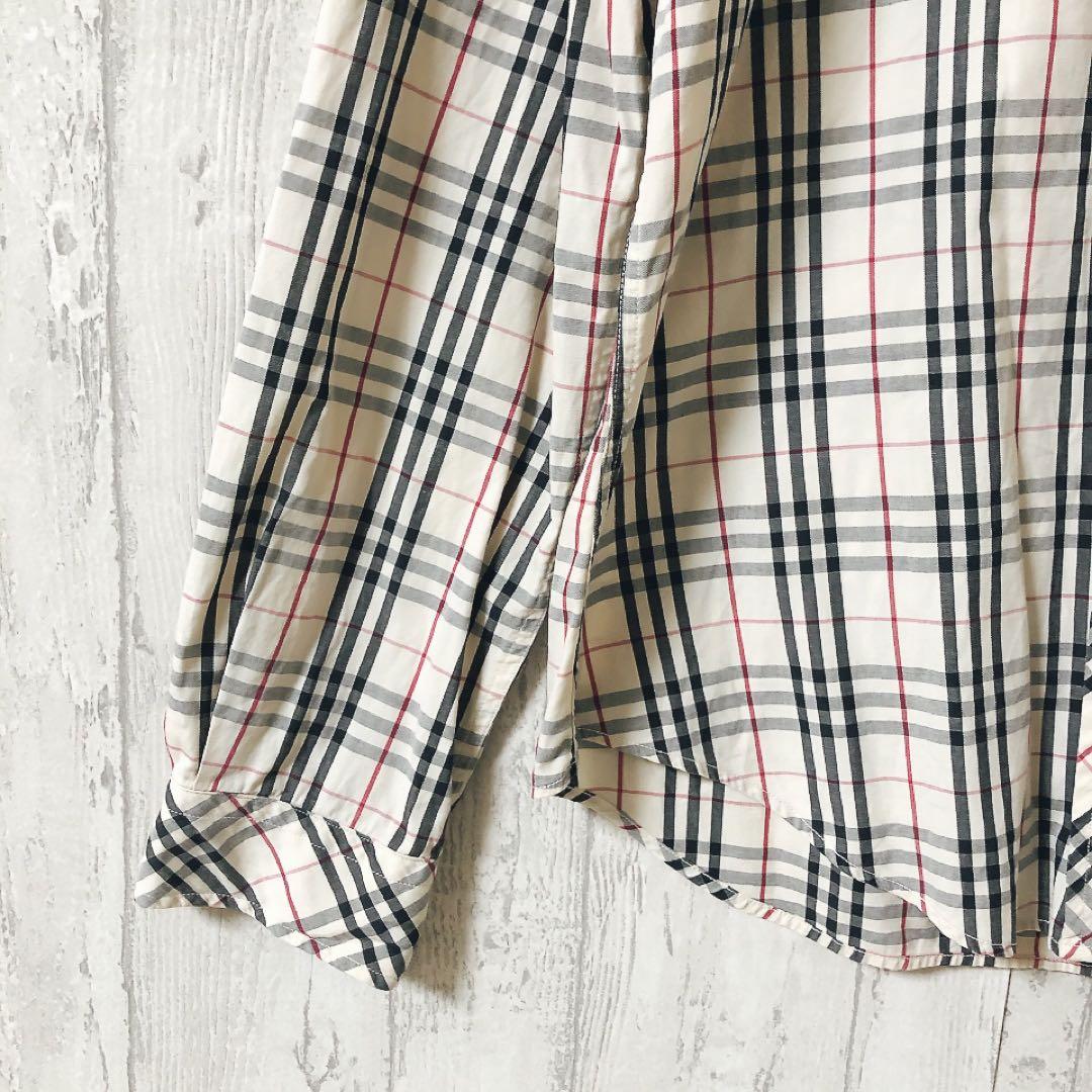 美品】BURBERRY LONDON バーバリーロンドン ノバチェック シャツ