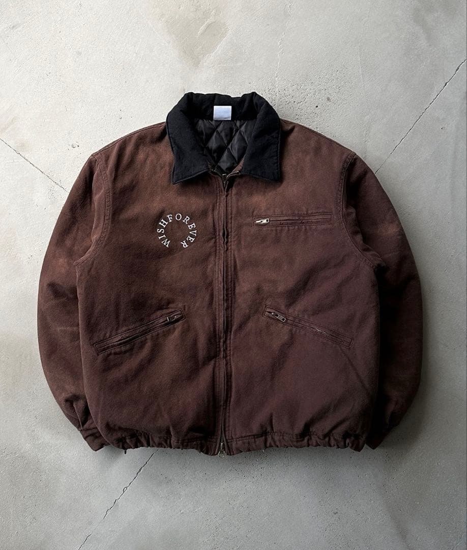 WISH FOR EVERドローコードビンテージライクショートダックジャケットM