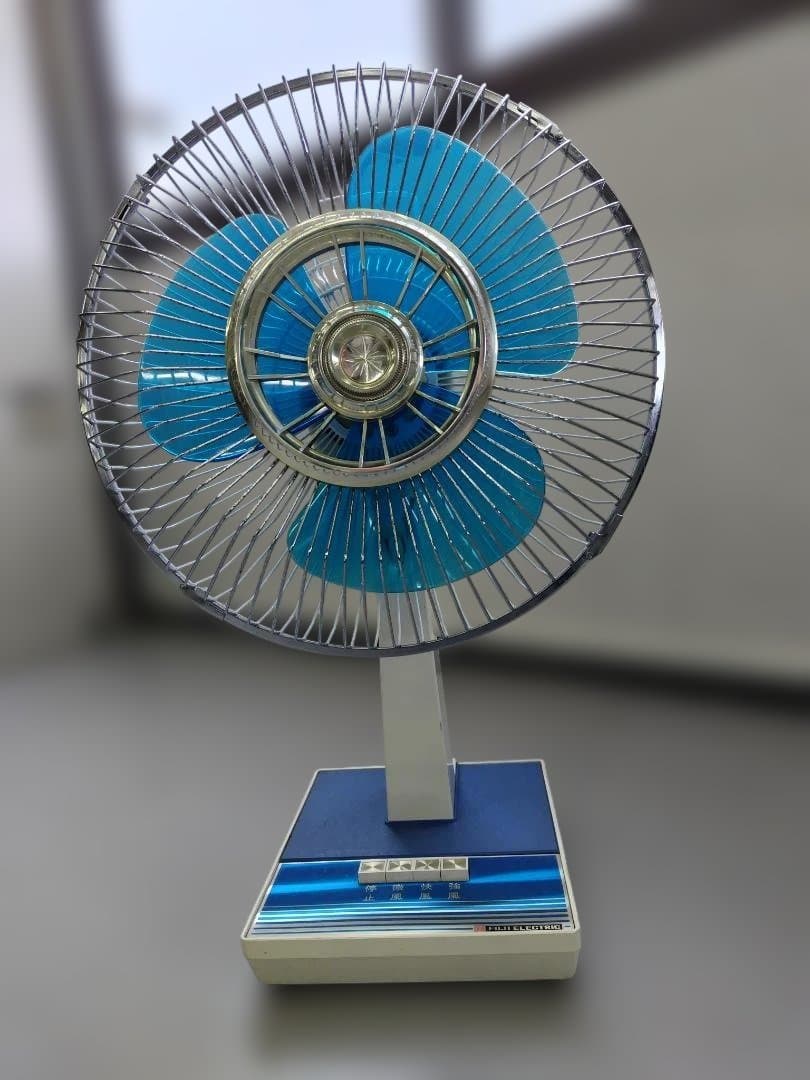昭和レトロ】 富士電機 卓上扇風機 TX308B インテリア向け 動作品