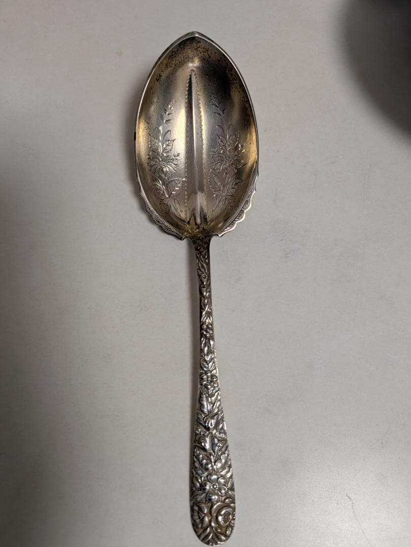 特大サイズ　純銀　アンティーク　スプーン シルバースプーンならアンティークショップMALTO