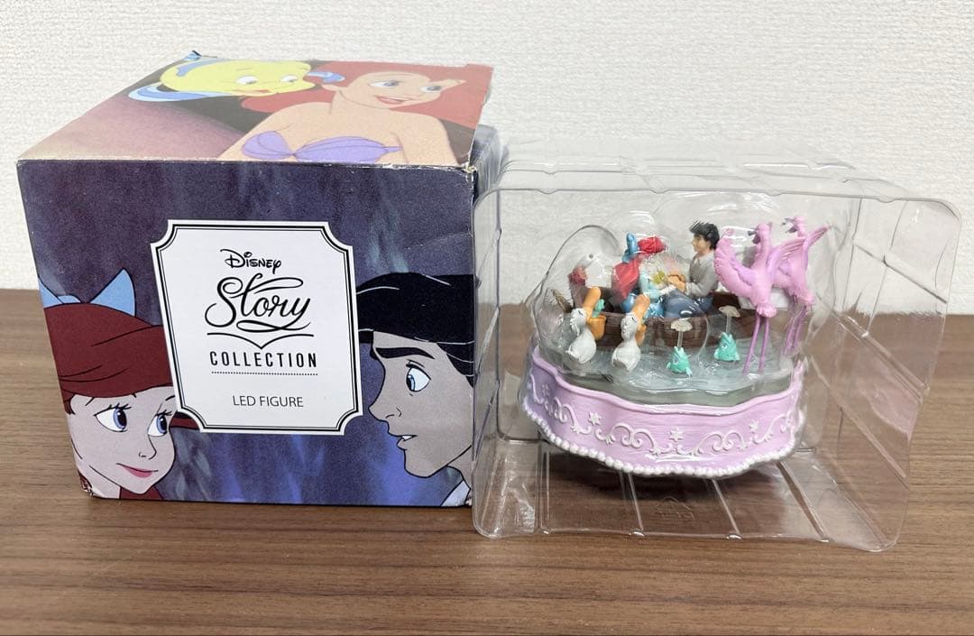 リトルマーメイド アリエル & エリック キスザガール LED フィギュア 好評発売中✨ Happyくじ 『Disney Wishing Stars』 ＼ 本日はD賞シーン
