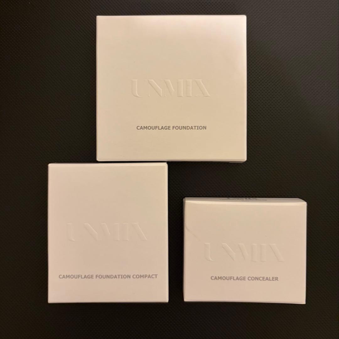 【新品未開封】UNMIX カモフラージュファンデーション・コンシーラー・ケース