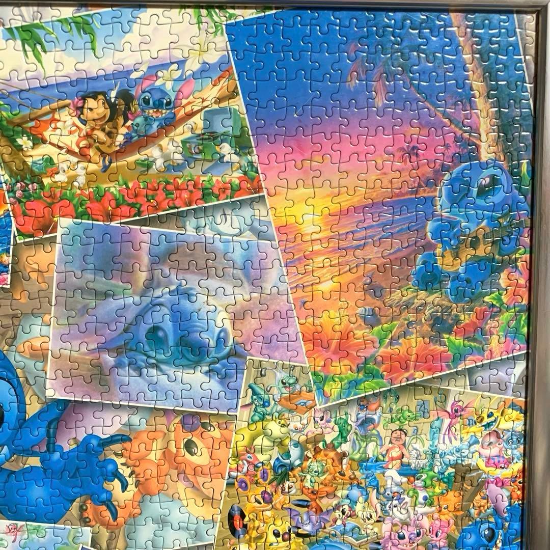希少 レア リロ＆スティッチ ジグソーパズル 完成品 ディズニー 2000