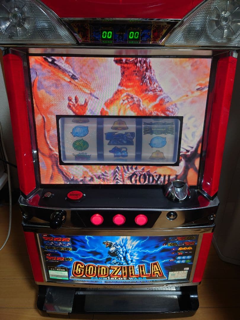 3817　パチスロ　実機　ゴジラ 楽天市場】【本州送料無料】 L ゴジラ対エヴァンゲリオン 【データ