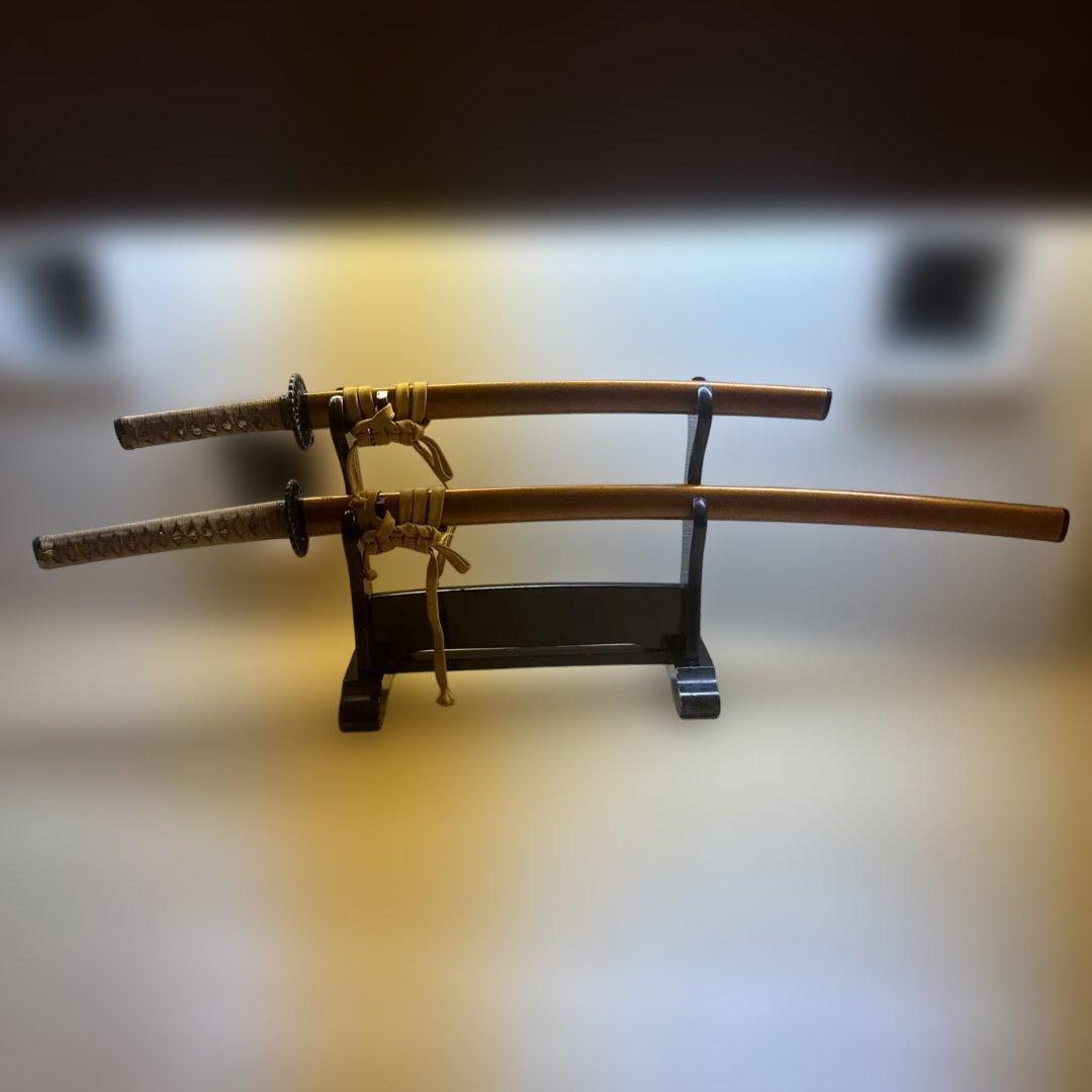 模造刀2本セット　　高岡銅器