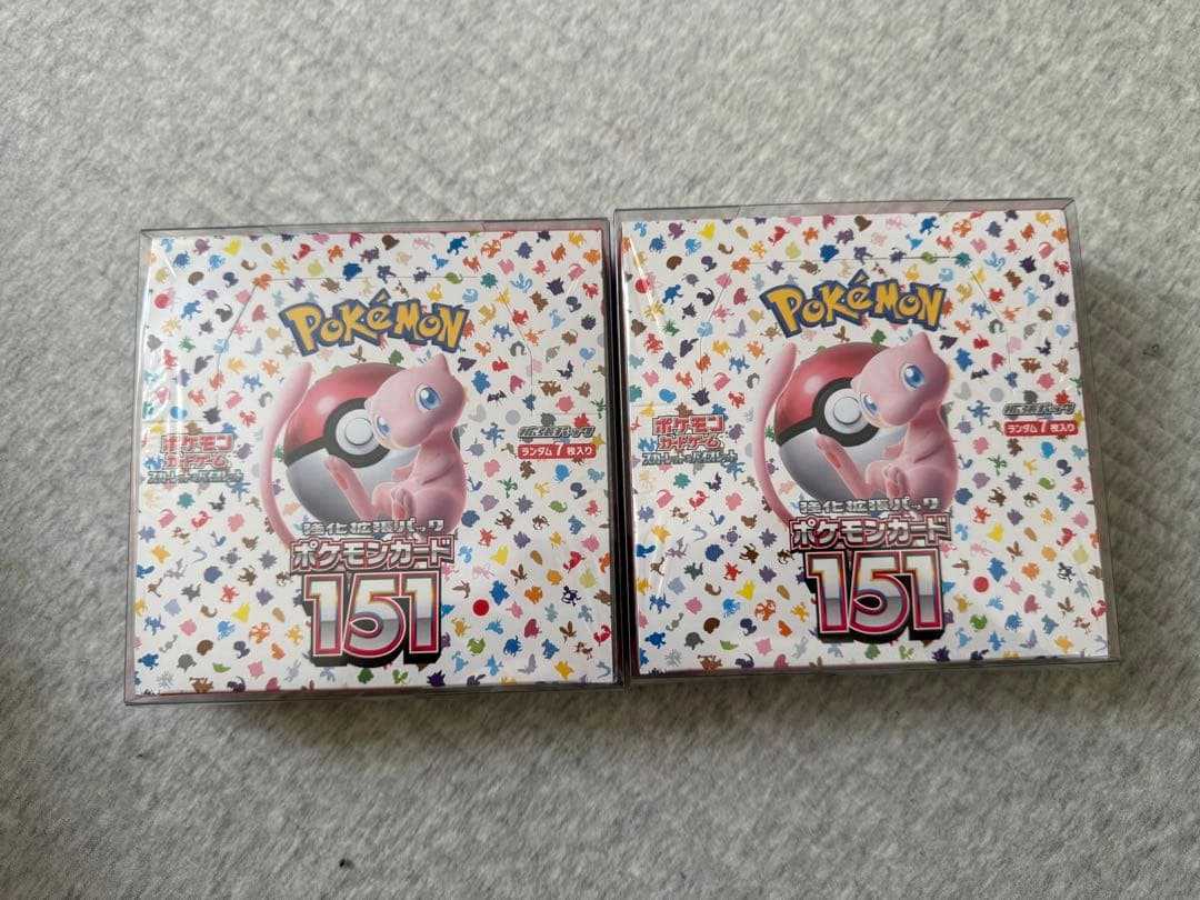 ポケモンカード151 ボックス　シュリンク付き