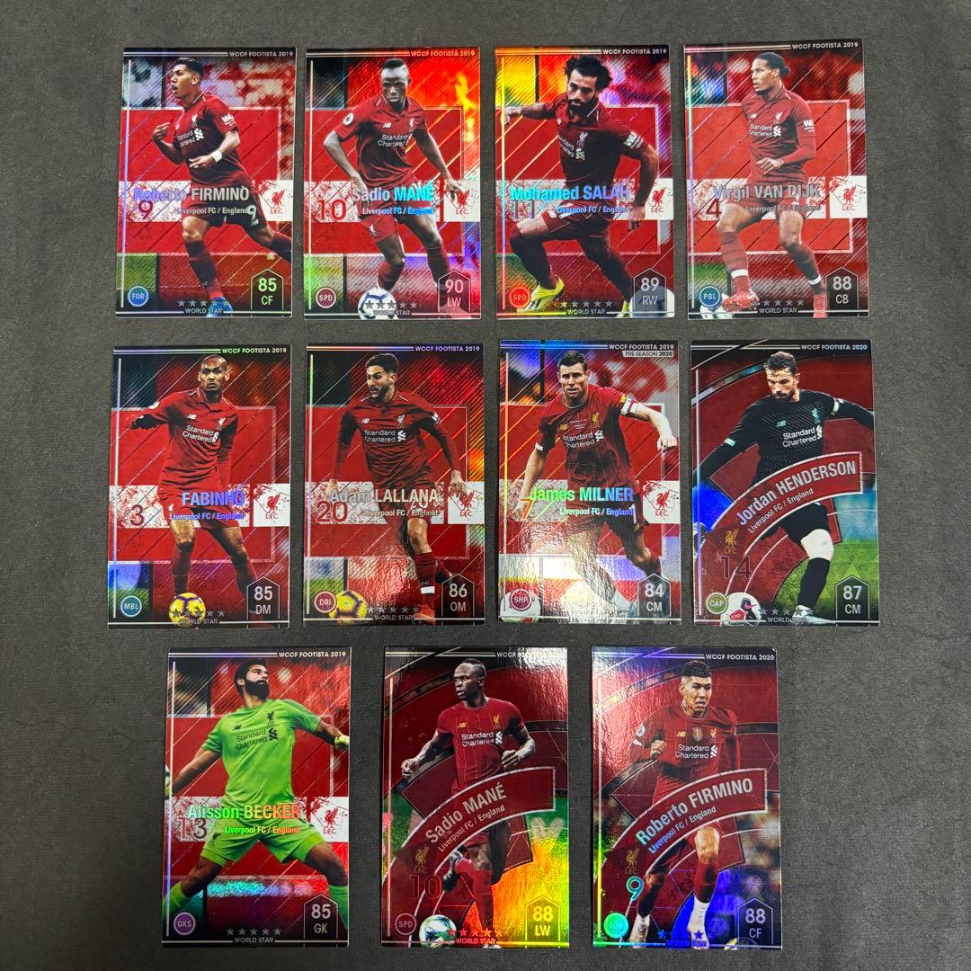 WCCF FOOTISTA リバプールカード11枚セット - メルカリ