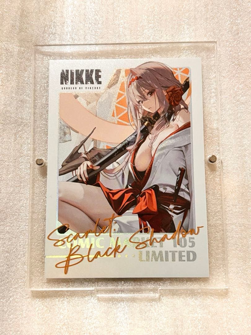 勝利の女神nikke c105特典 カード 紅蓮 コミケ - メルカリ