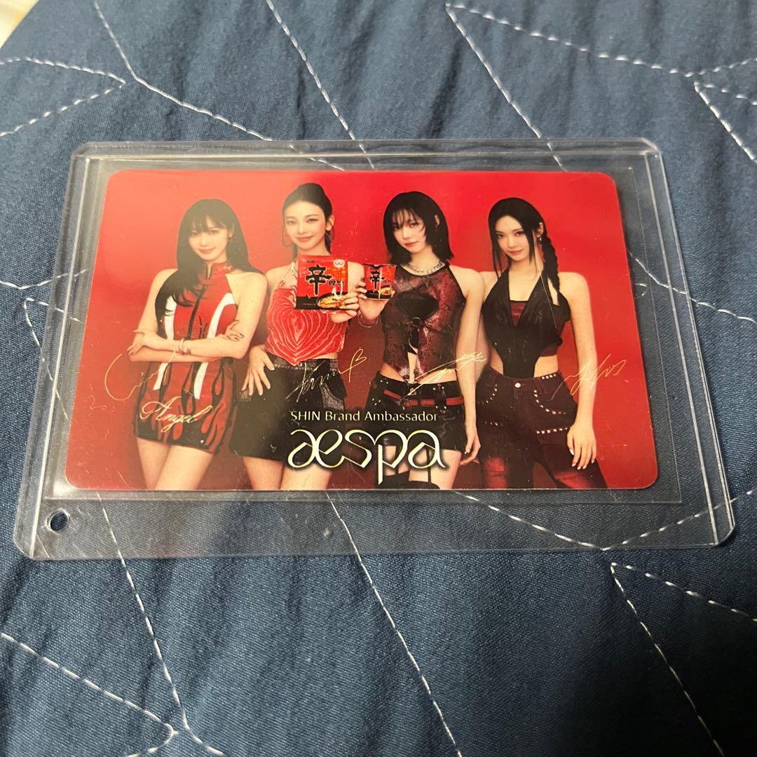 Aespa 辛ラーメンコラボトレカ - メルカリ