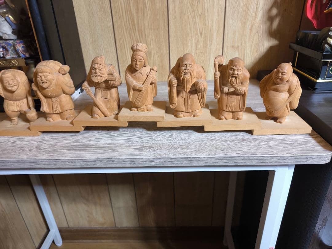 七福神木彫り