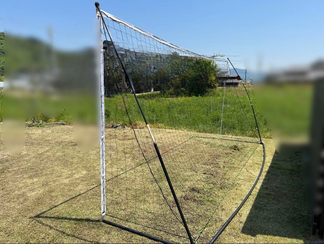 8人制サッカーゴール 約4.9m x 2.1m 1セット(2台)