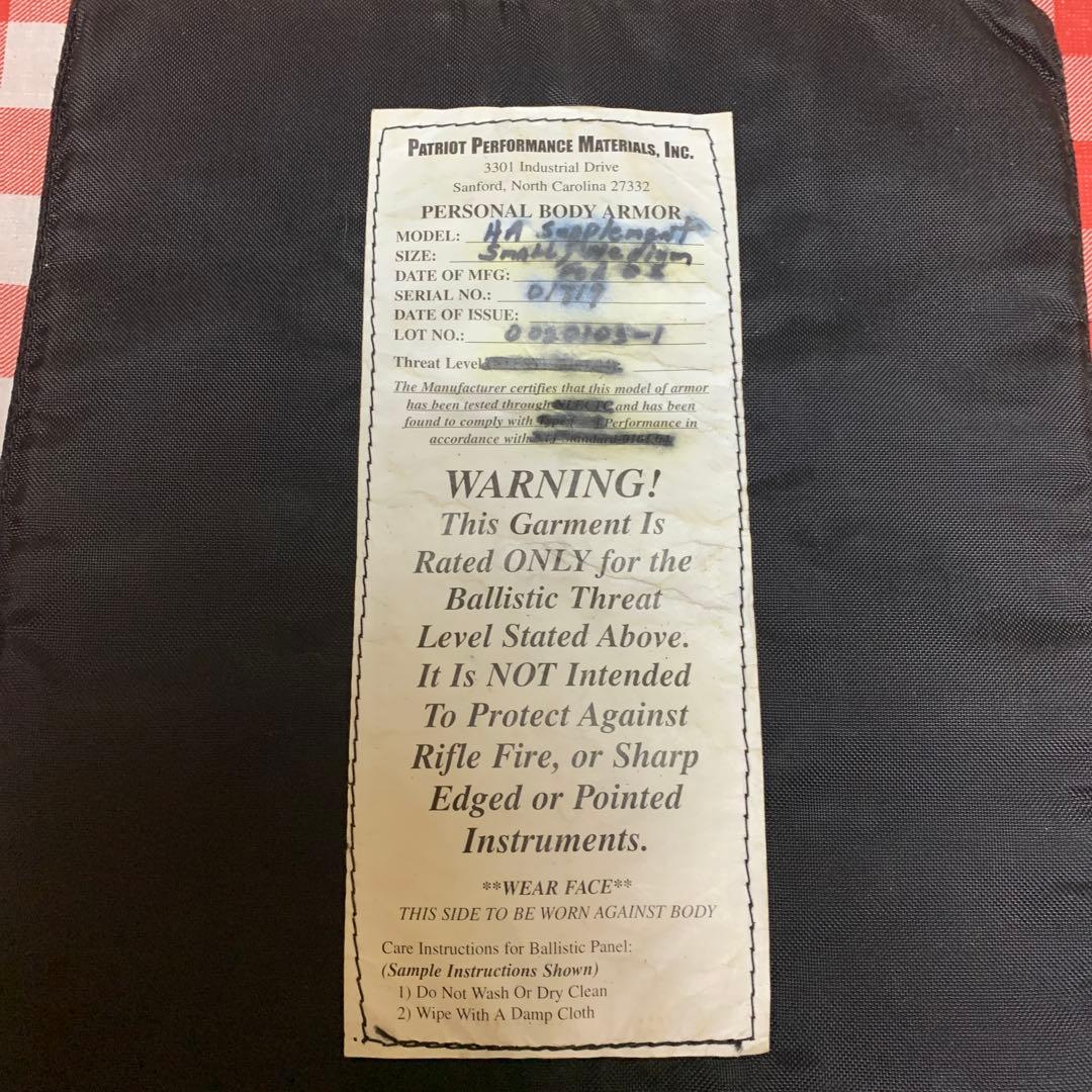 実物】PPM パトリオットパフォーマンスマテリアル プレートキャリア
